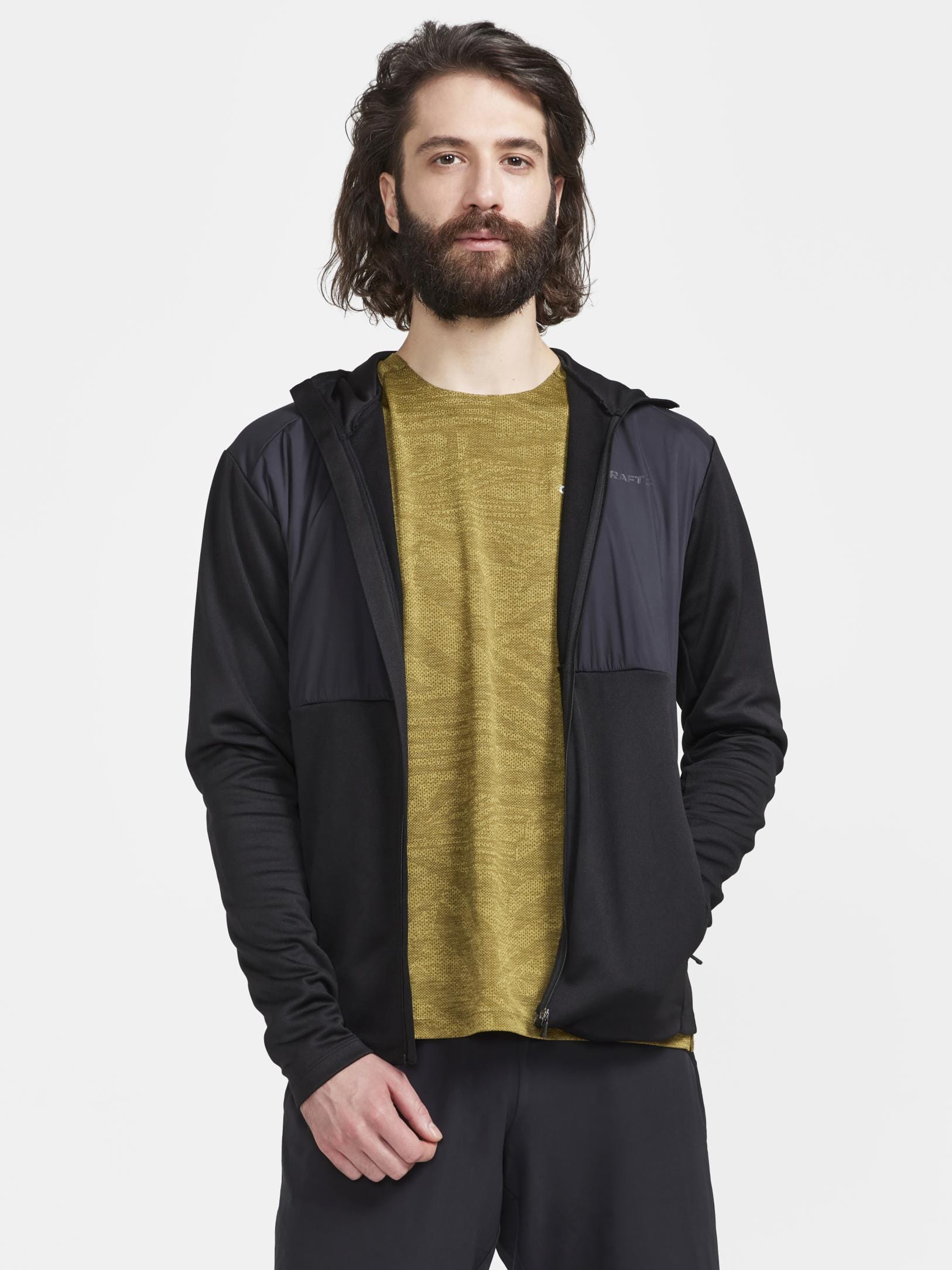 Men's ADV Essence Jersey Hood Jacket - Black