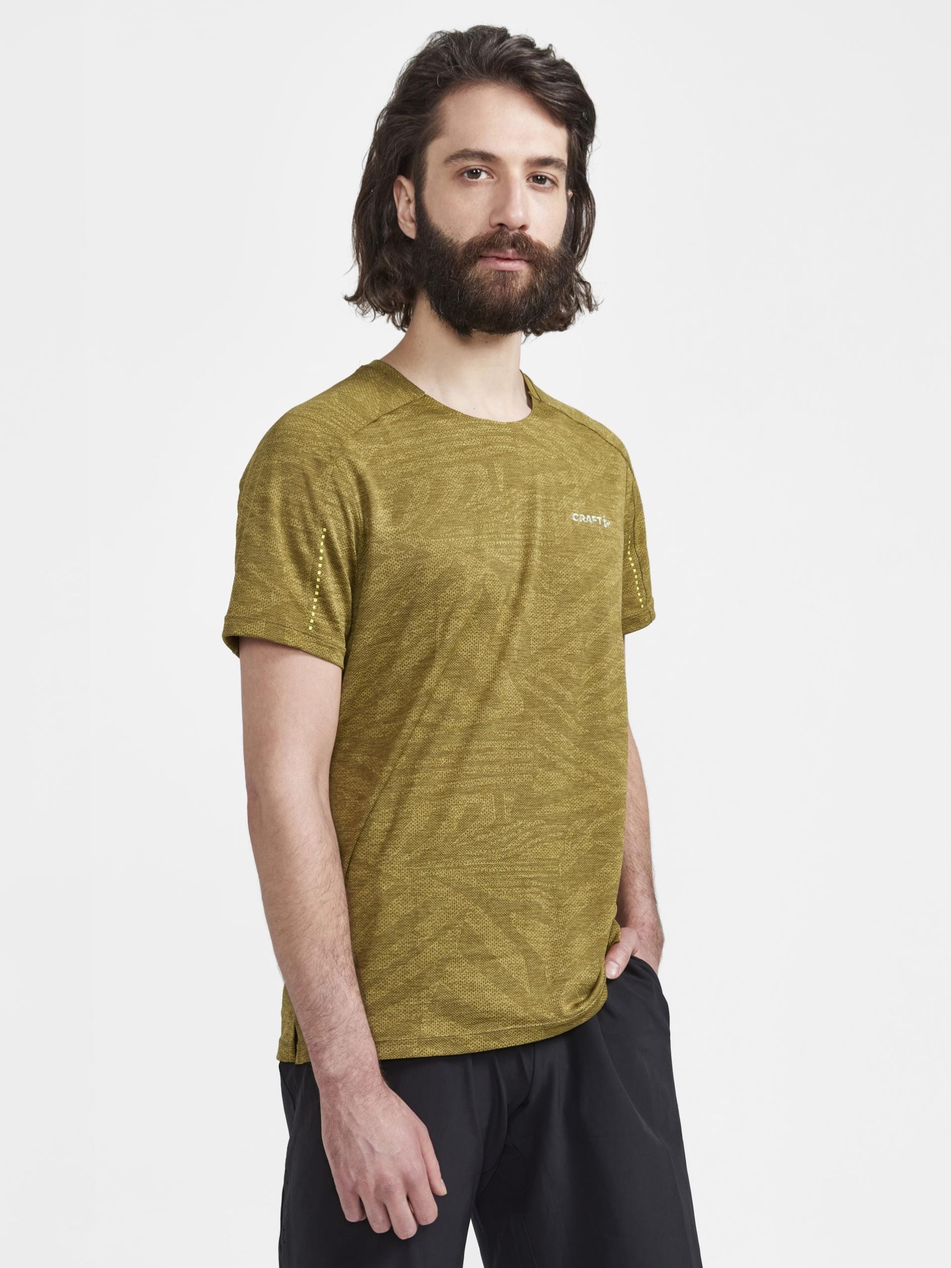 Men's ADV Hit Short Sleeve Structure Tee - ALGAE