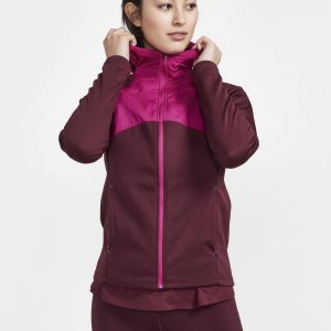 Women's ADV Essence Jersey Hood Jacket - PUNSCH-ROXO