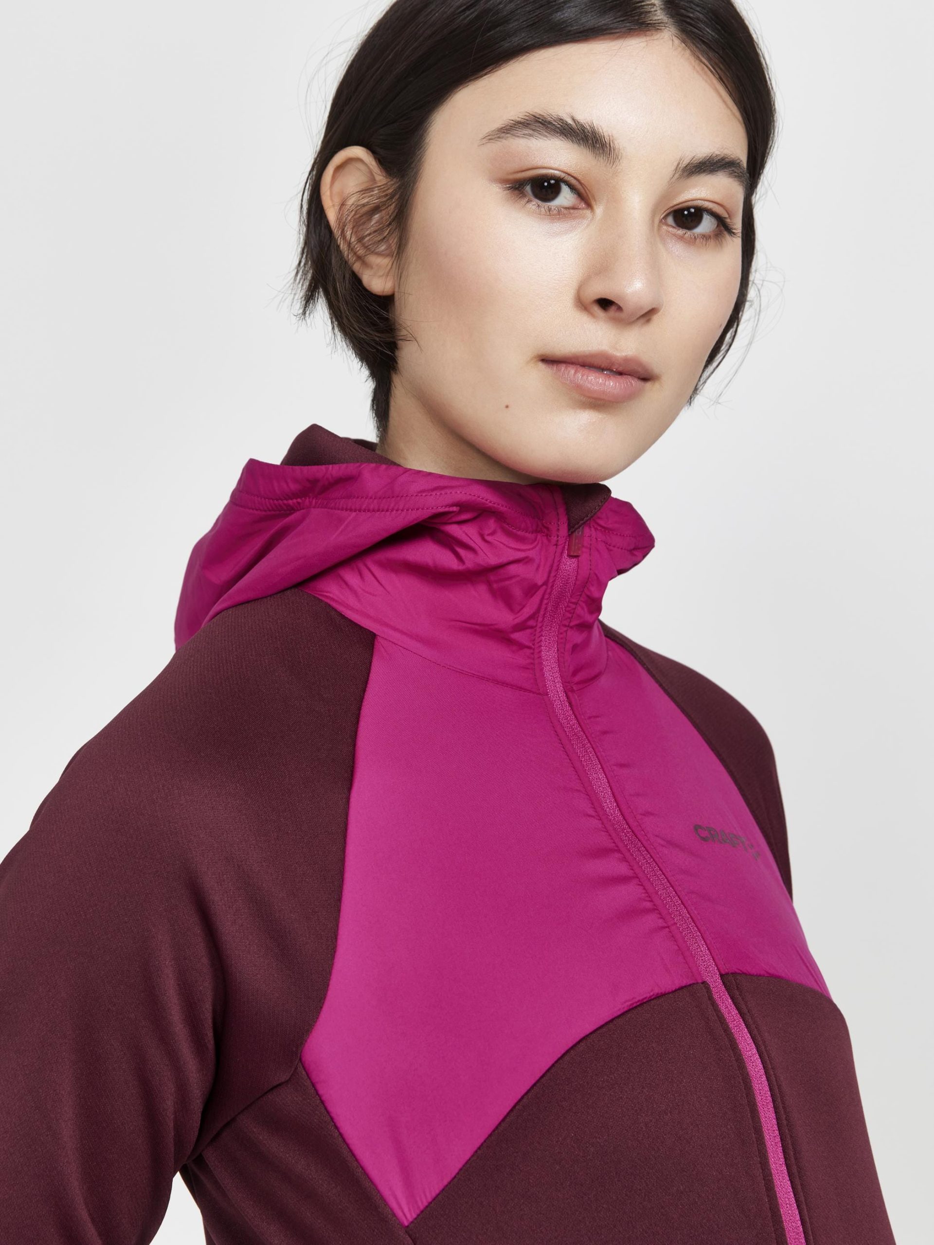 Women's ADV Essence Jersey Hood Jacket - PUNSCH-ROXO - Image 2