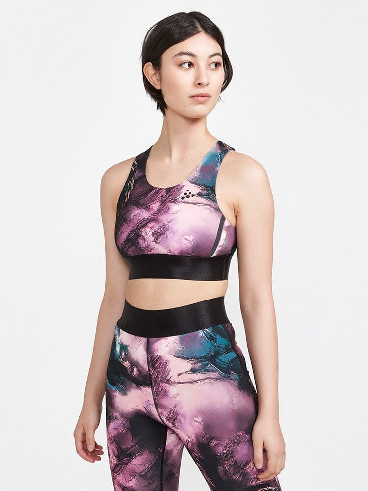 Women's ADV Hit Sport Top - BLACK/MULTI
