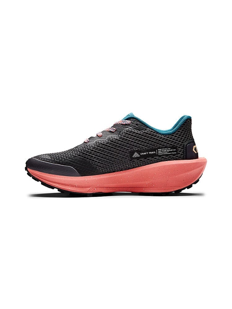 Women's CTM Ultra Trail Running Shoes - GRANITE-CORAL - Image 2