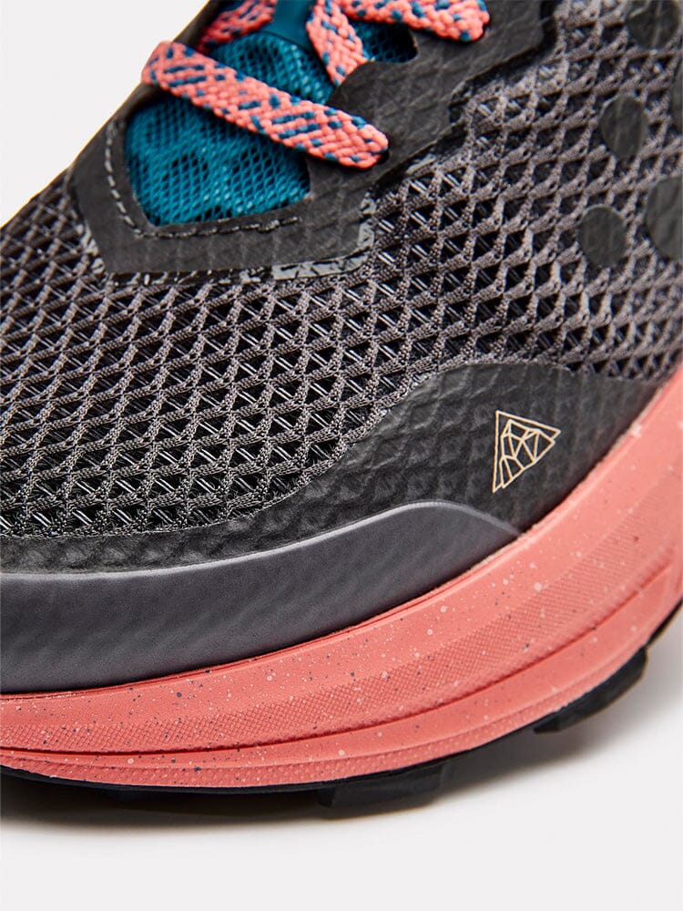 Women's CTM Ultra Trail Running Shoes - GRANITE-CORAL - Image 3