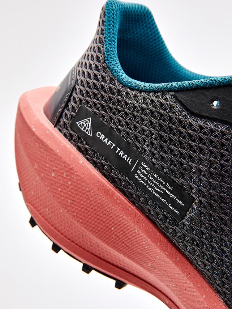 Women's CTM Ultra Trail Running Shoes - GRANITE-CORAL - Image 4