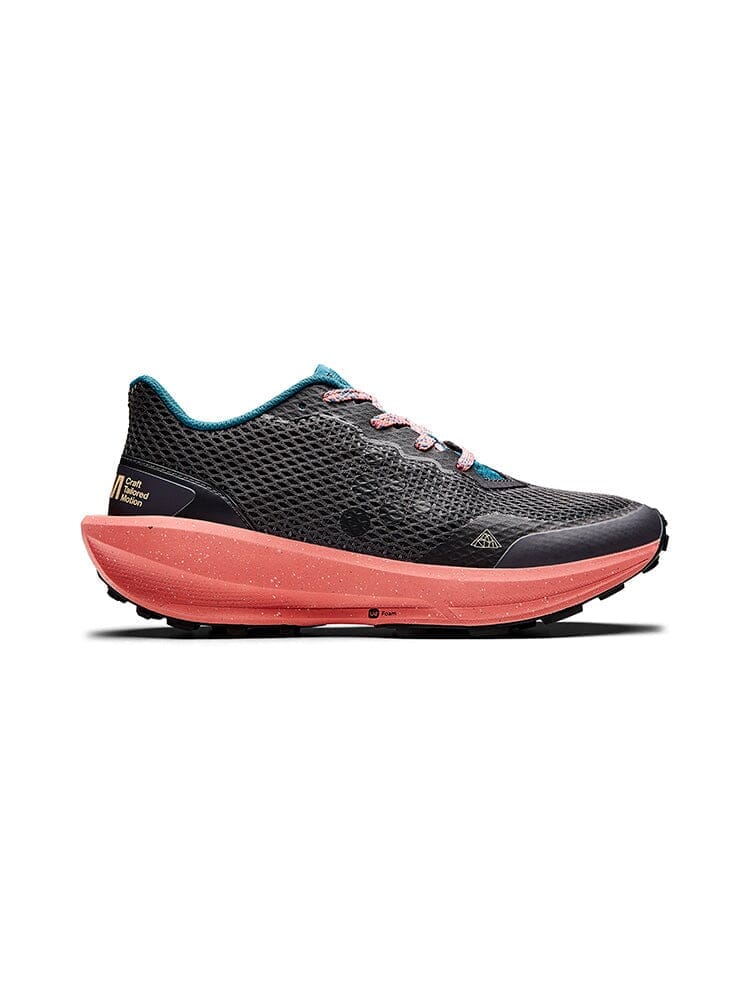 Women's CTM Ultra Trail Running Shoes - GRANITE-CORAL