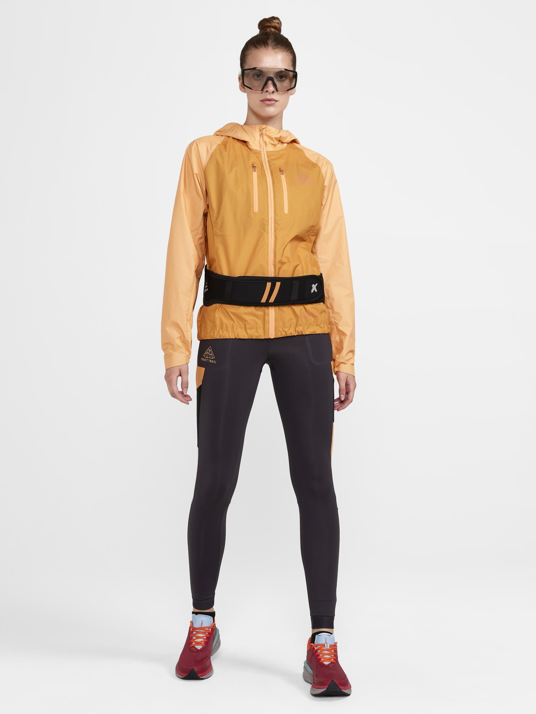 Women's Pro Trail Running Light Weight Jacket - Black - Image 12