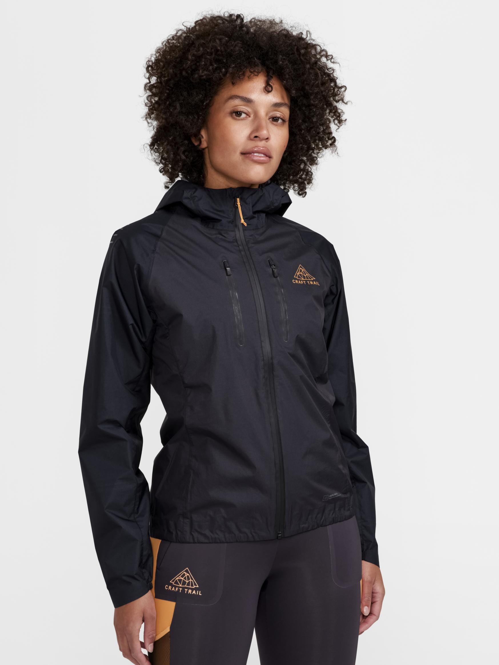 Women's Pro Trail Running Light Weight Jacket - Black - Image 15