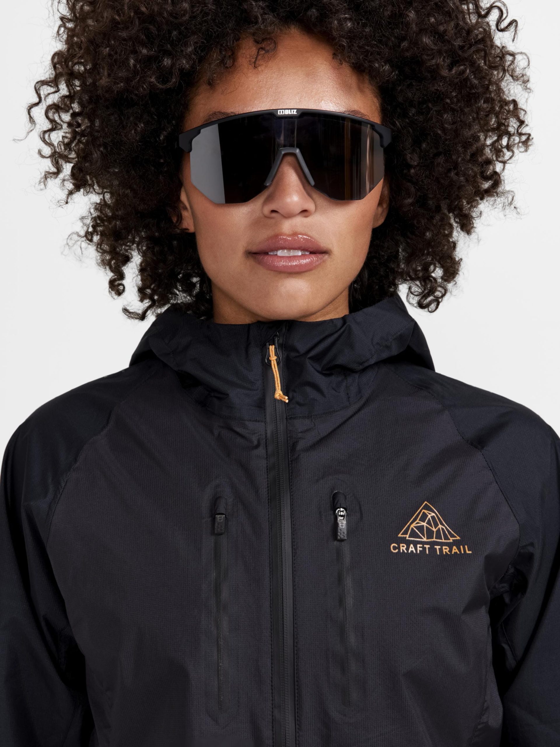 Women's Pro Trail Running Light Weight Jacket - Black - Image 19