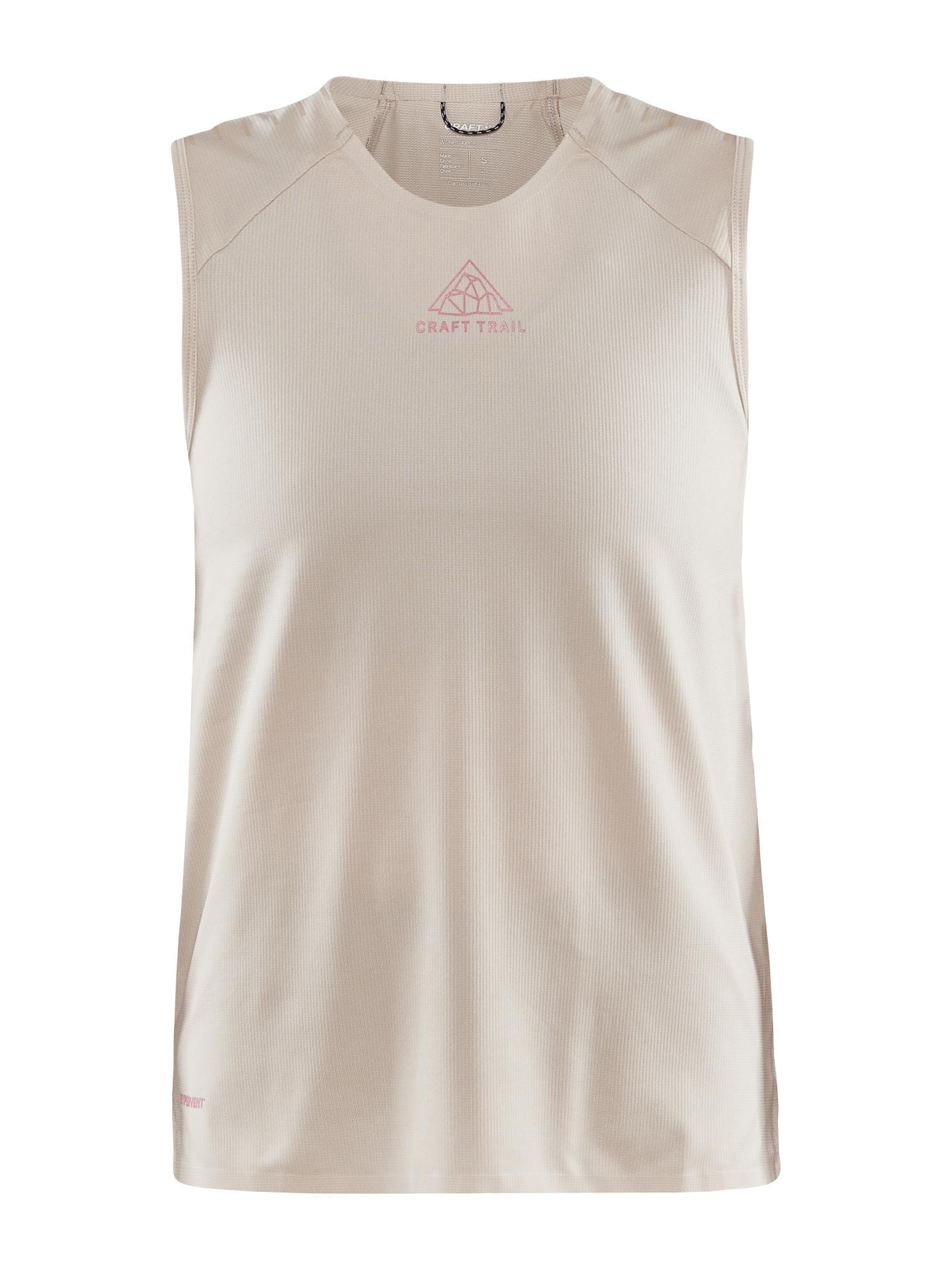Women's Pro Trail Running Singlet - ECRU - Image 7