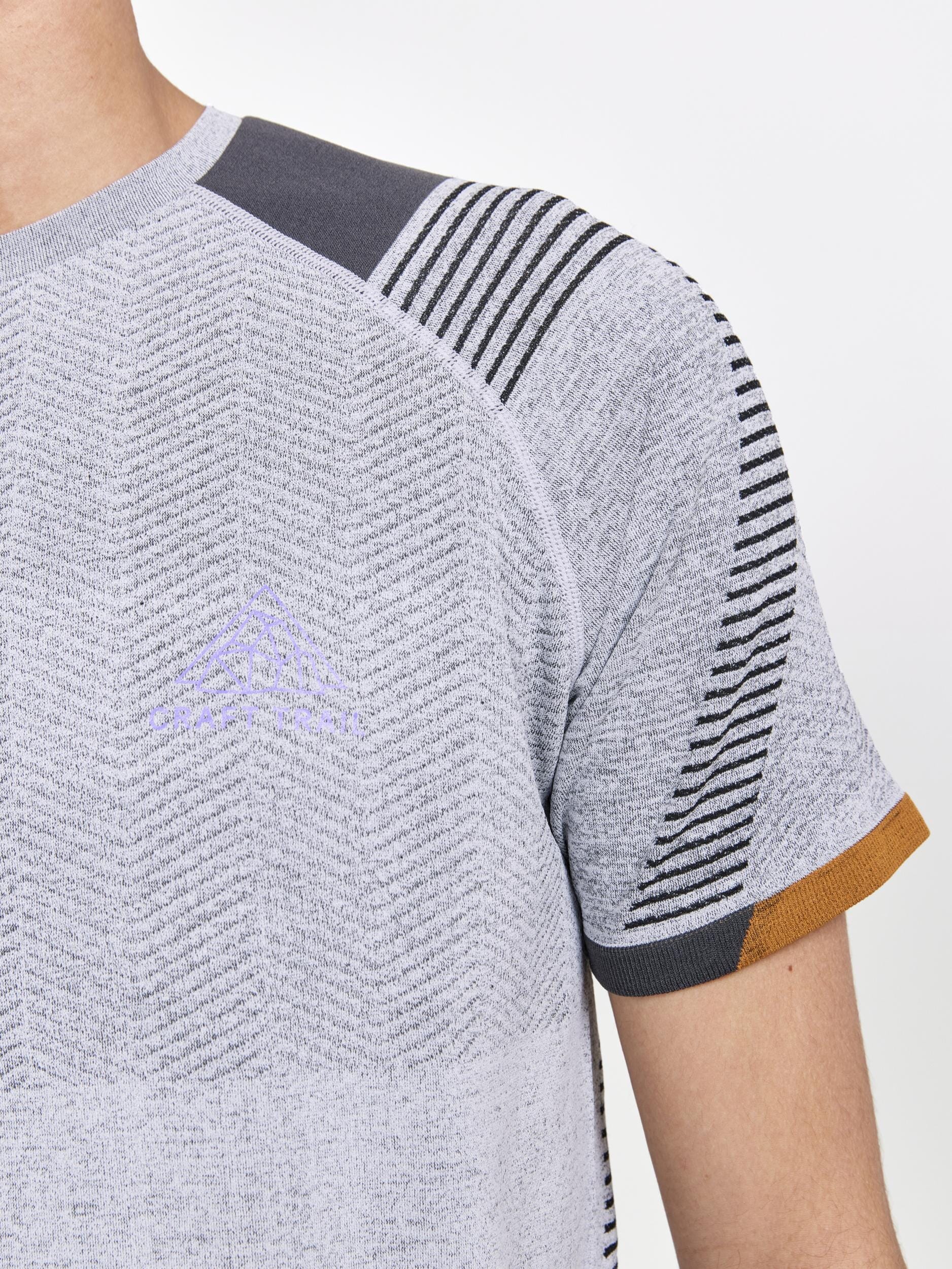 Men's Pro Trail Running Fuseknit Short Sleeve Tee - FLEX-DESERT - Image 4