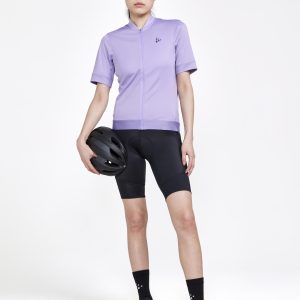 Women's Core Essence Bike Jersey Regular Fit - LAVENDER