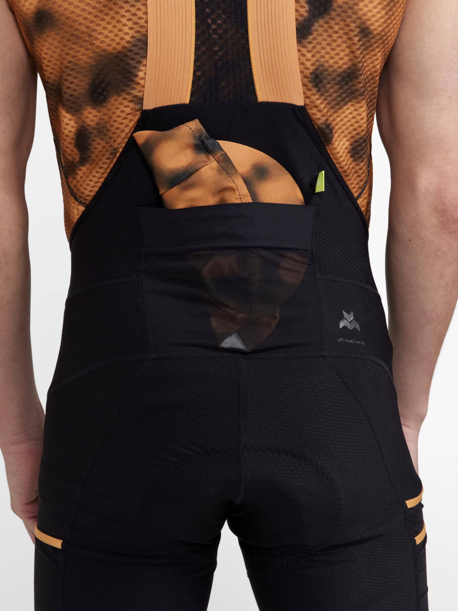 Men's Pro Gravel Bike Bib Shorts - BLACK-DESERT - Image 3