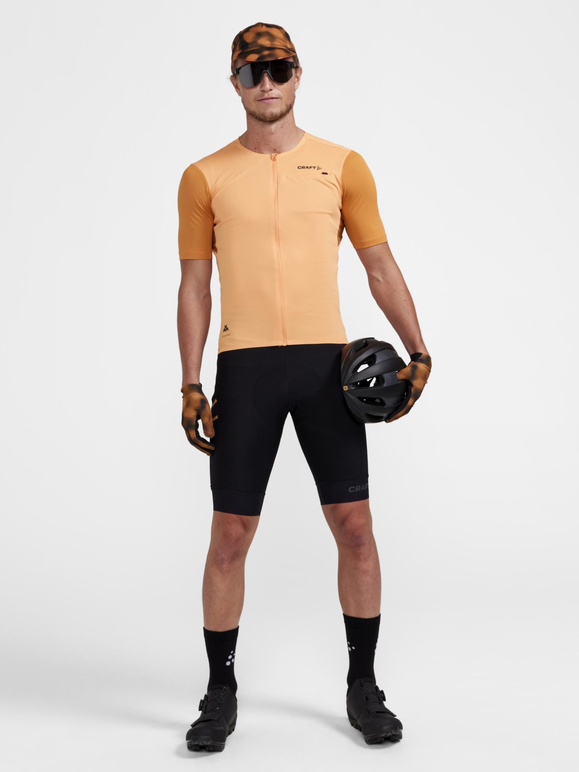 Men's Pro Gravel Bike Bib Shorts - BLACK-DESERT - Image 2