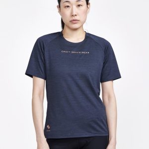 Women's ADV Gravel Bike Short Sleeve Tee - Black Melange