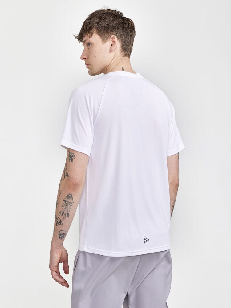 Men's Collective Bi-Blend SS Tee - WHITE - Image 2