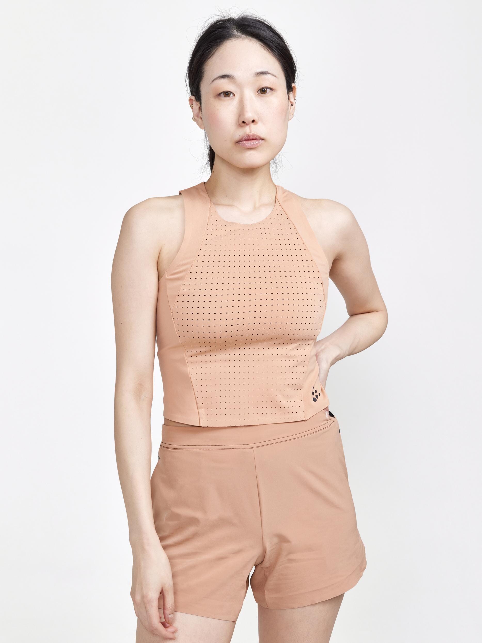 Women's ADV Hit Perforated Training Tank - CLIFF