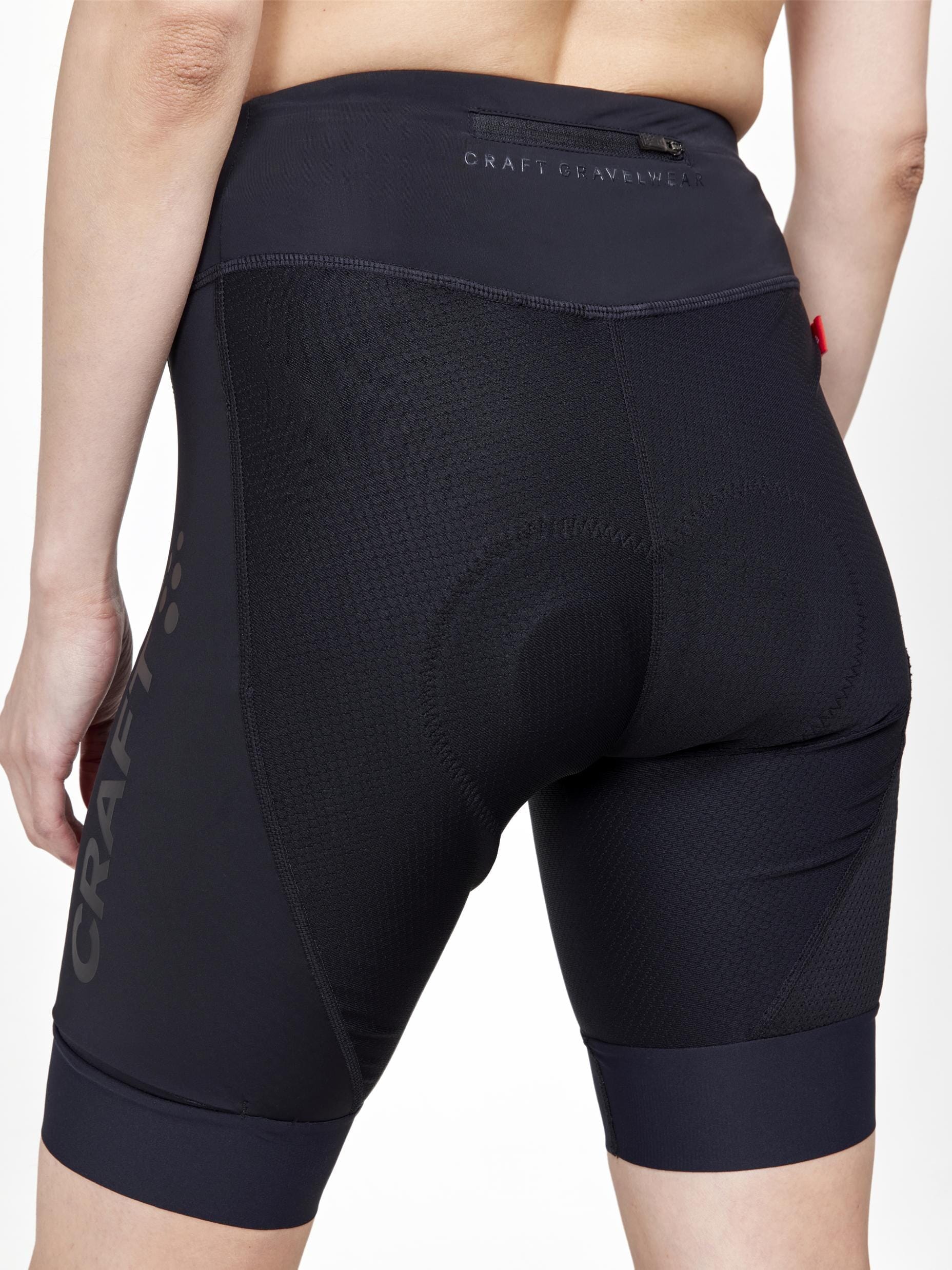 Women's ADV Gravel Bike Shorts - Black - Image 4