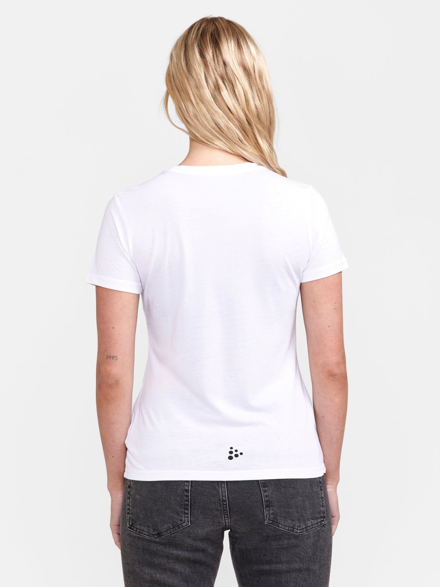 Women's Community Tri Blend Tee - WHITE MELANGE - Image 3