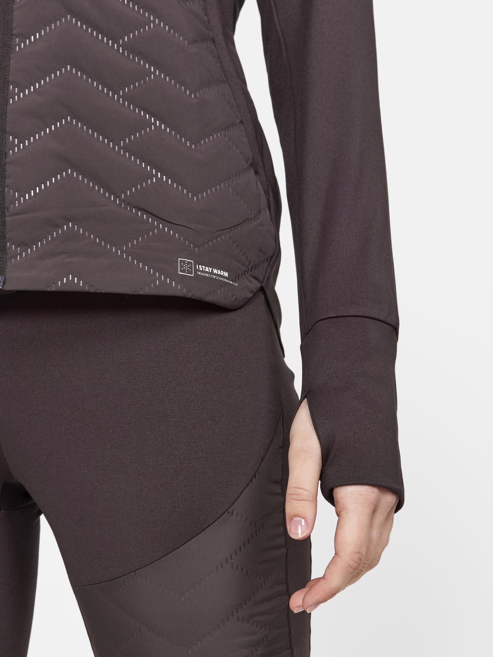 Women's ADV SubZ Running Jacket 3 - BARK - Image 4
