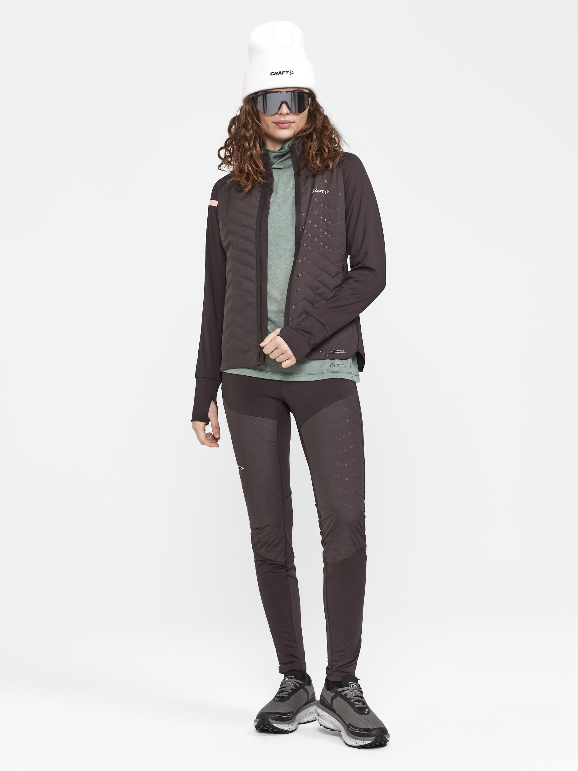Women's ADV SubZ Running Jacket 3 - BARK - Image 6