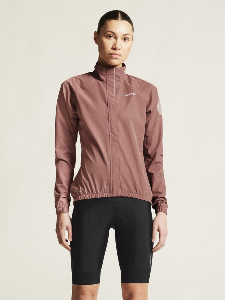 Women's Core Endur Hydro Cycling Jacket 2 - ROSE BROWN - Image 2