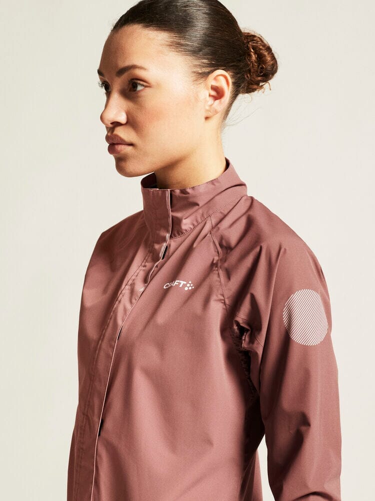 Women's Core Endur Hydro Cycling Jacket 2 - ROSE BROWN - Image 3