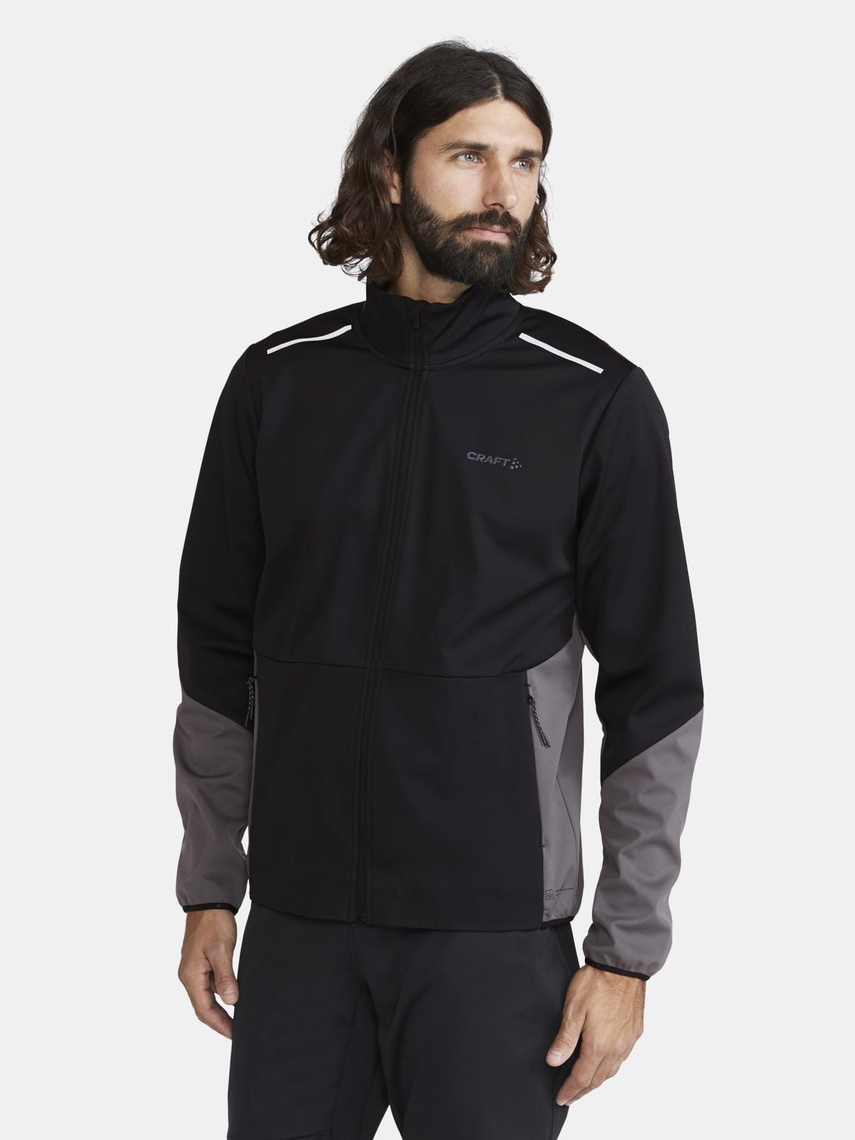 Men's Core XC Training Jacket - Black/Granite