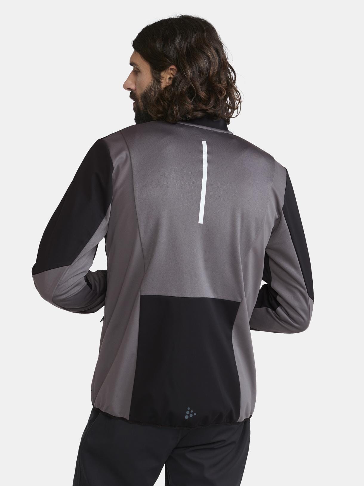 Men's Core XC Training Jacket - Black/Granite - Image 2