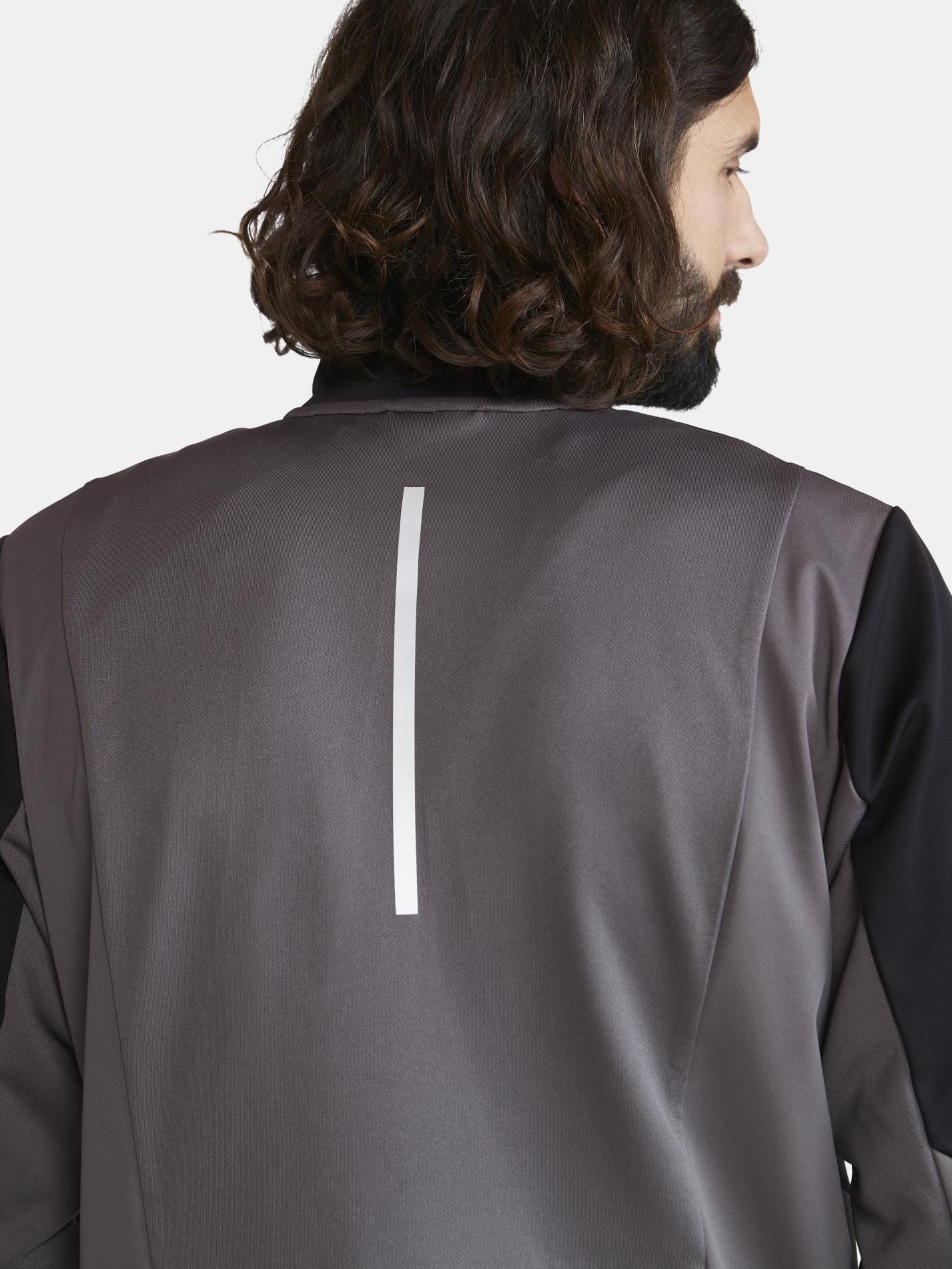 Men's Core XC Training Jacket - Black/Granite - Image 4
