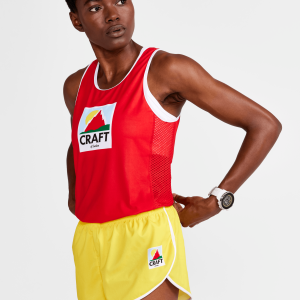Women's Retro Elite Custom Singlet - CAYENNE