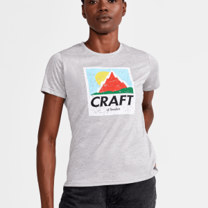 Women's Retro Tri-Blend Tee - GREY MELANGE