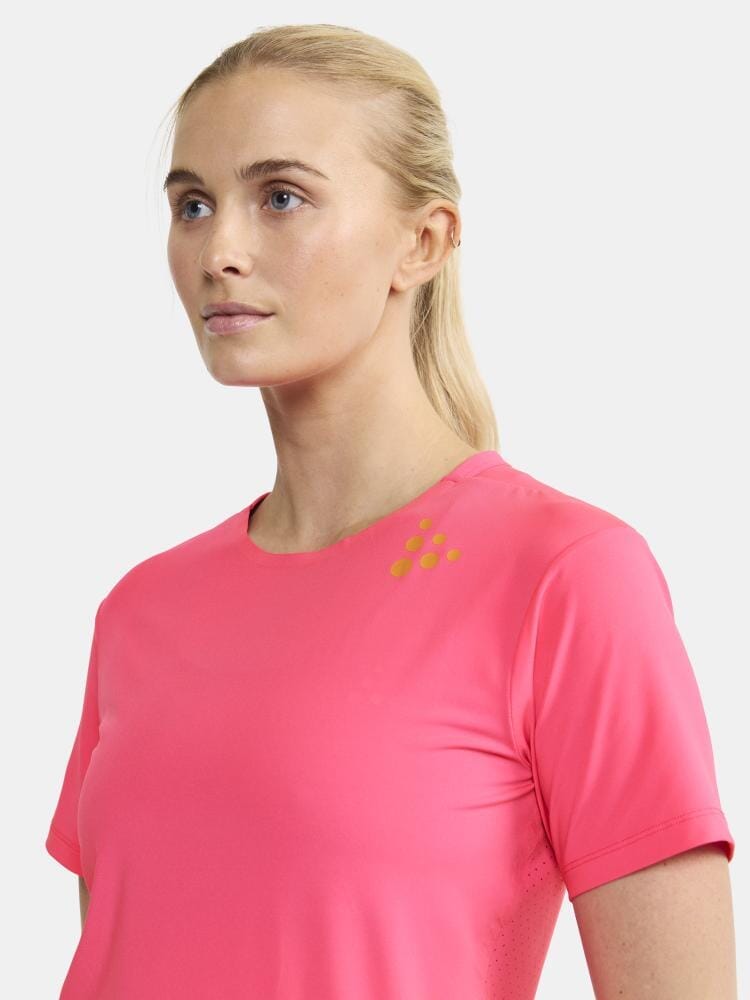Women's Pro Hypervent Running Tee 2.0 - FUCHSIA - Image 2