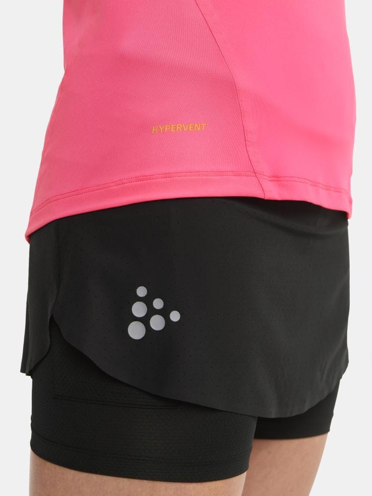 Women's Pro Hypervent Running Tee 2.0 - Black - Image 19