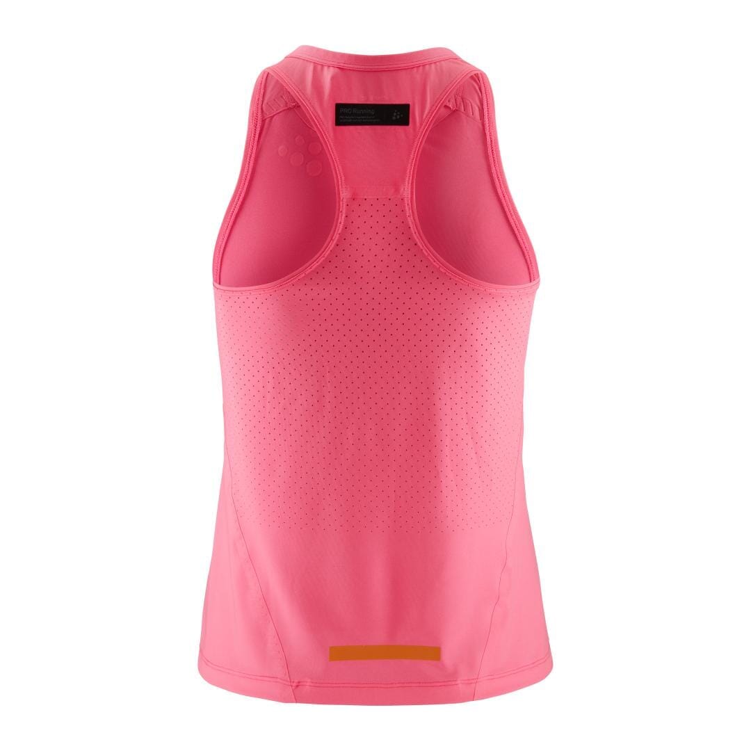 Women's Pro Hypervent Runnning Singlet 2 - FUCHSIA - Image 9