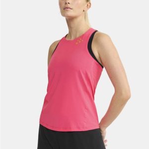 Women's Pro Hypervent Runnning Singlet 2 - FUCHSIA