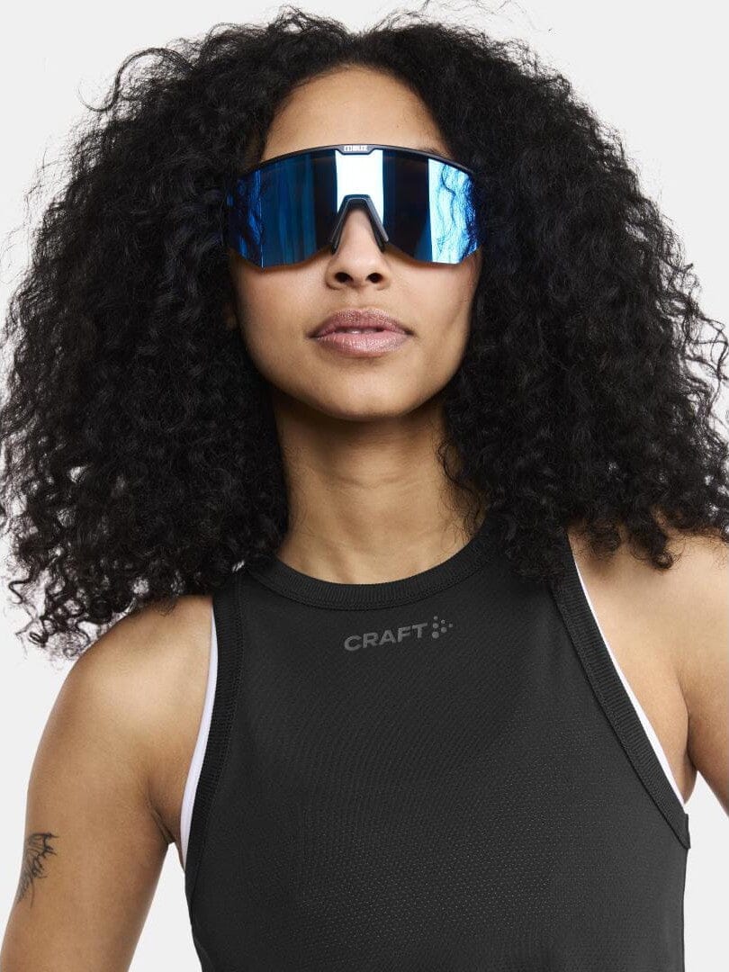 Women's Core Tone Mesh Training Singlet - Black - Image 3