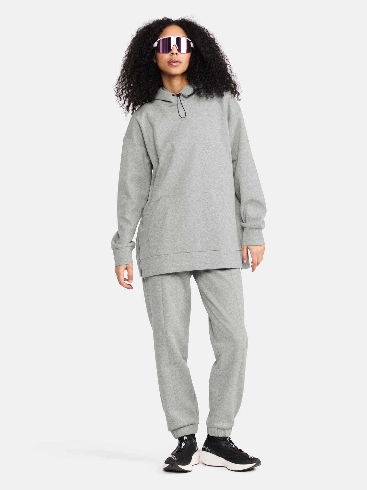 Women's ADV Join Long Hoodie - Grey Melange - Image 2