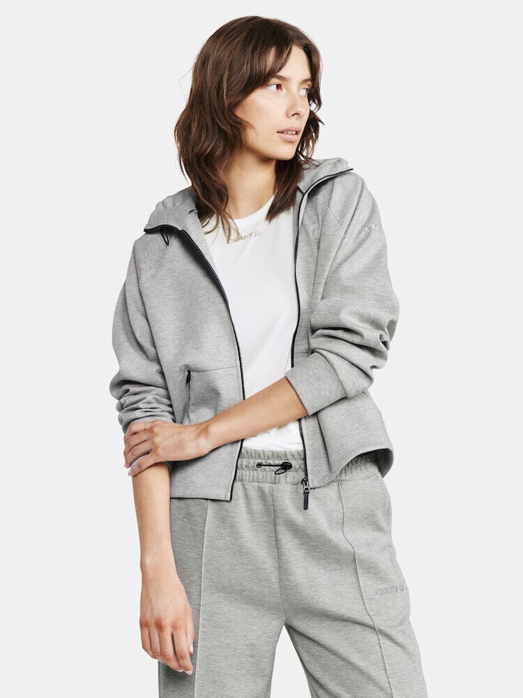 Women's ADV Join Full-Zip Hoodie - GREY MELANGE - Image 4