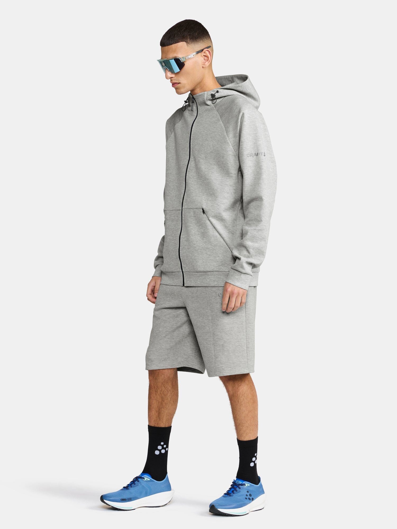 Men's ADV Join Full-Zip Hoodie - Grey Melange