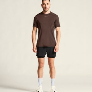 Men's Adv Essence SS Tee 2 - PRUNE
