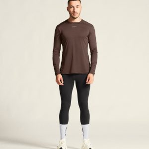 Men's Adv Essence LS Tee 2 - PRUNE