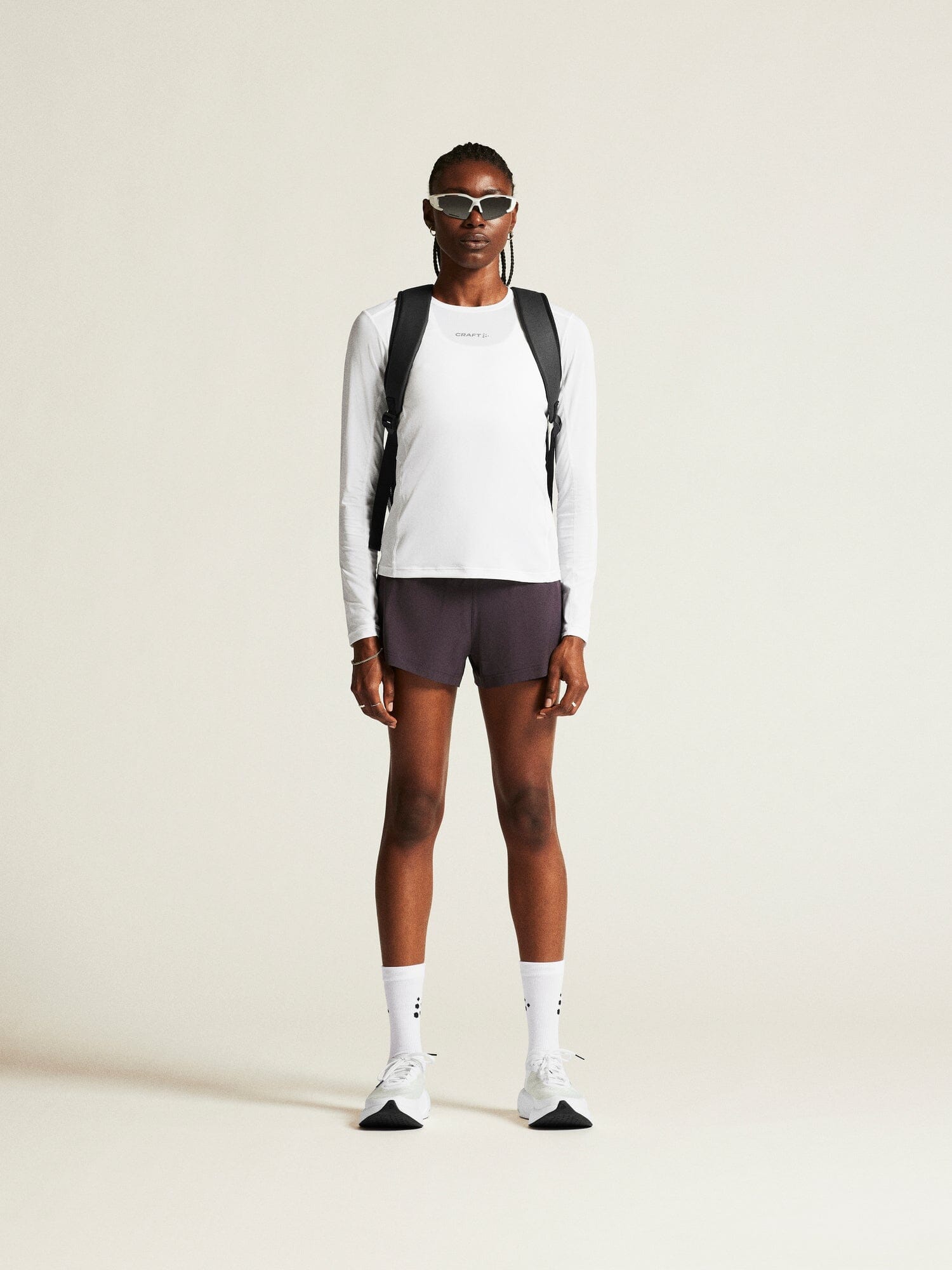 Women's Adv Essence LS Tee 2 - White