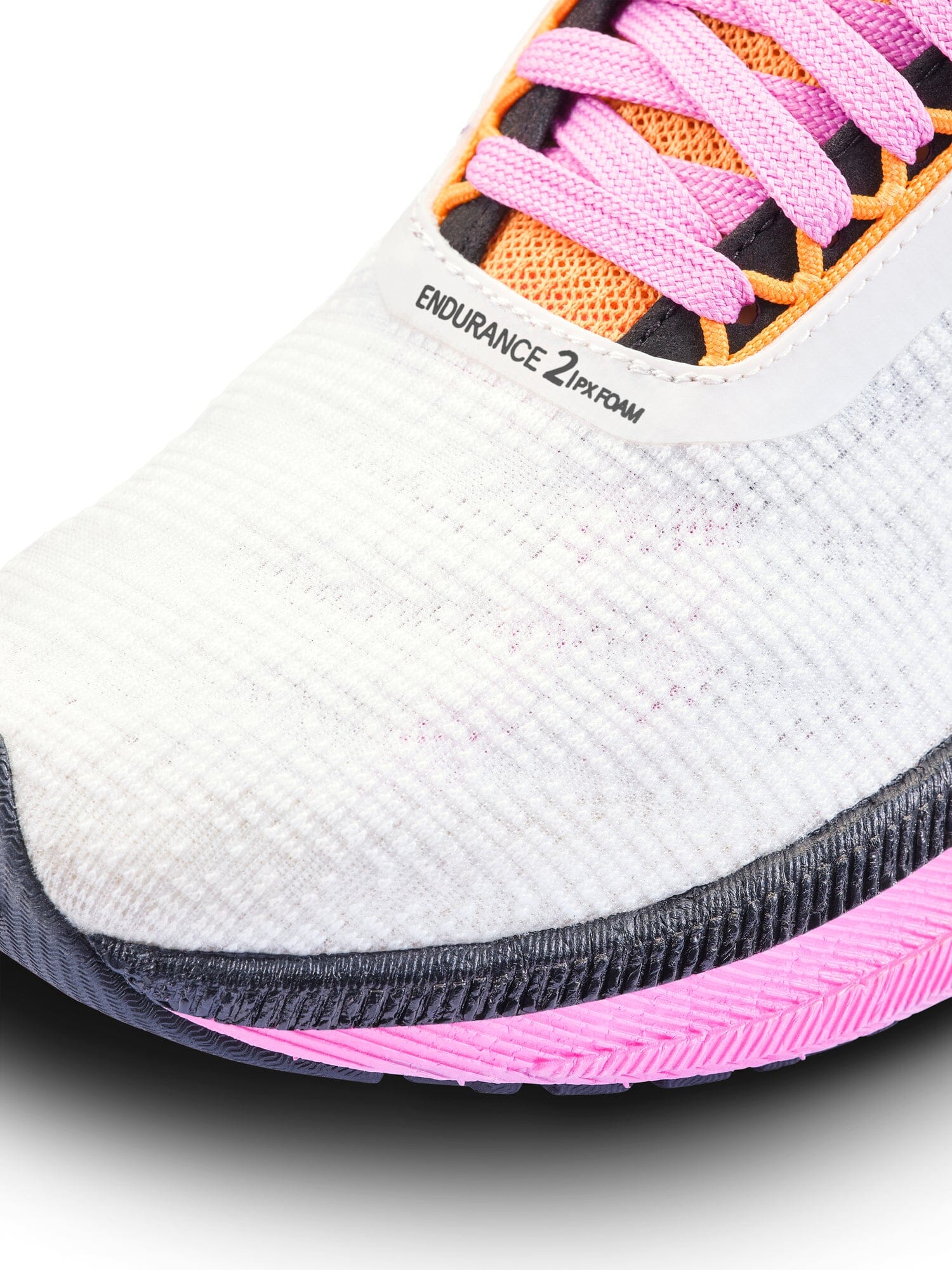 Women's Endurance 2 Running Shoe - Ash White/Fuchsia - Image 4