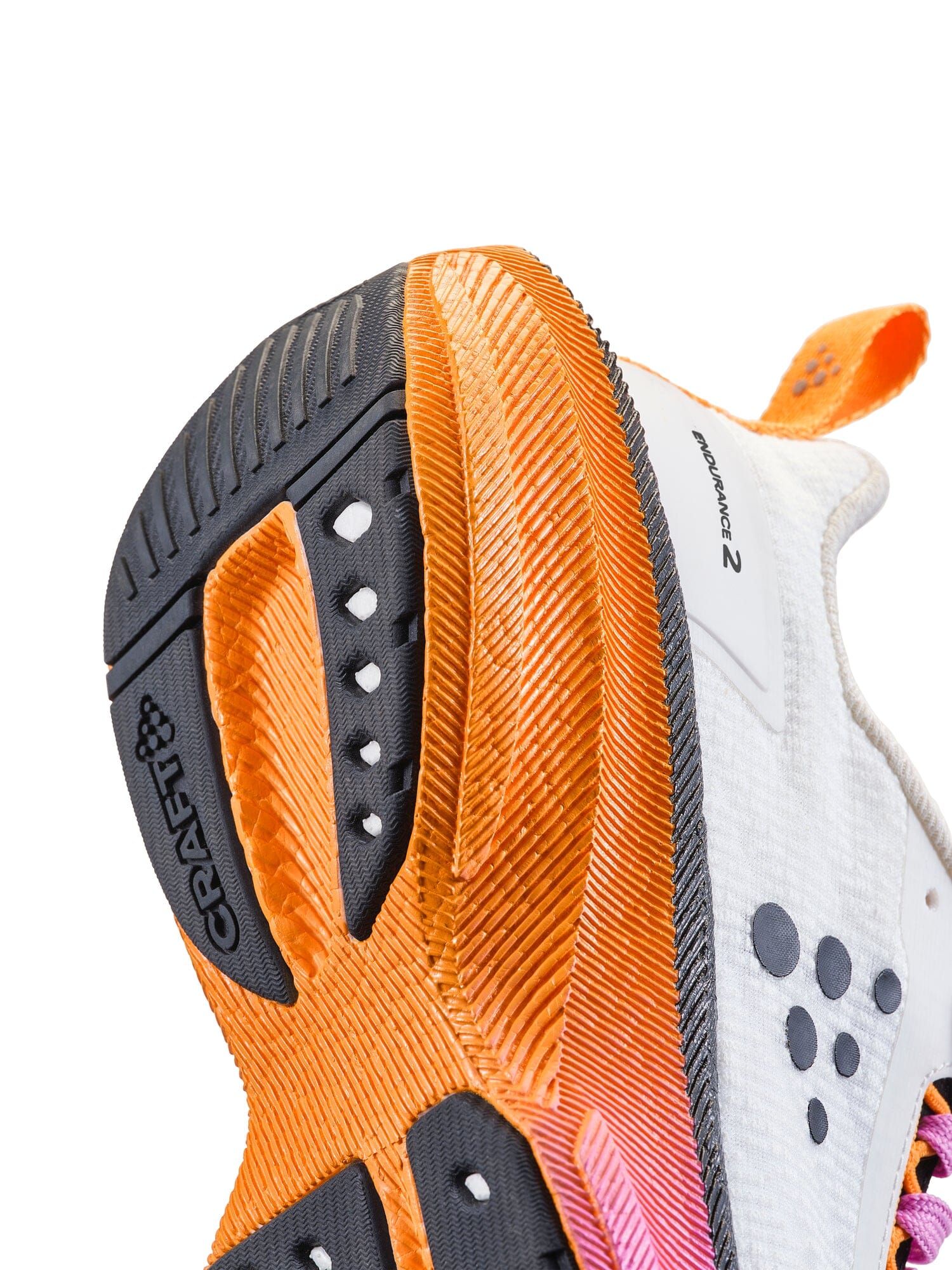 Women's Endurance 2 Running Shoe - Ash White/Fuchsia - Image 3