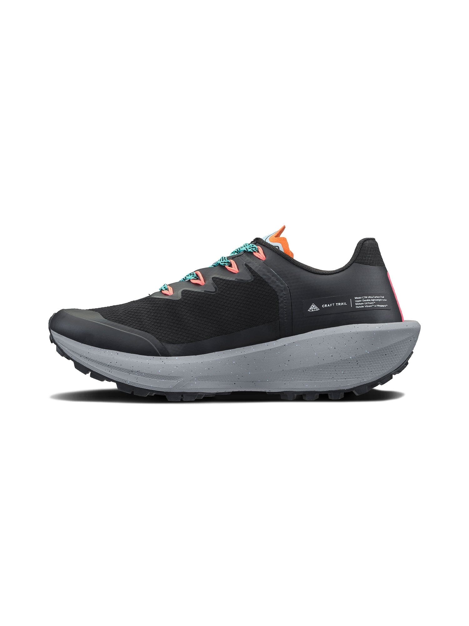 Men's CTM Ultra Trail 2 Running Shoe - Black/Mind - Image 2