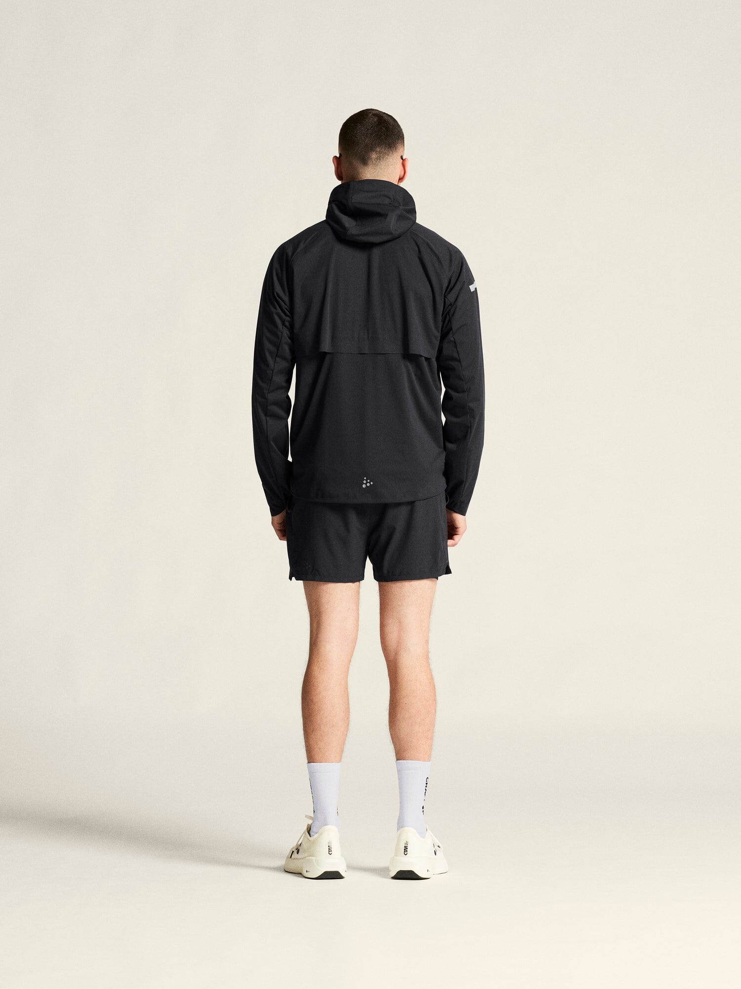 Men's Pro Hydro Running Jacket 3 - Black - Image 7