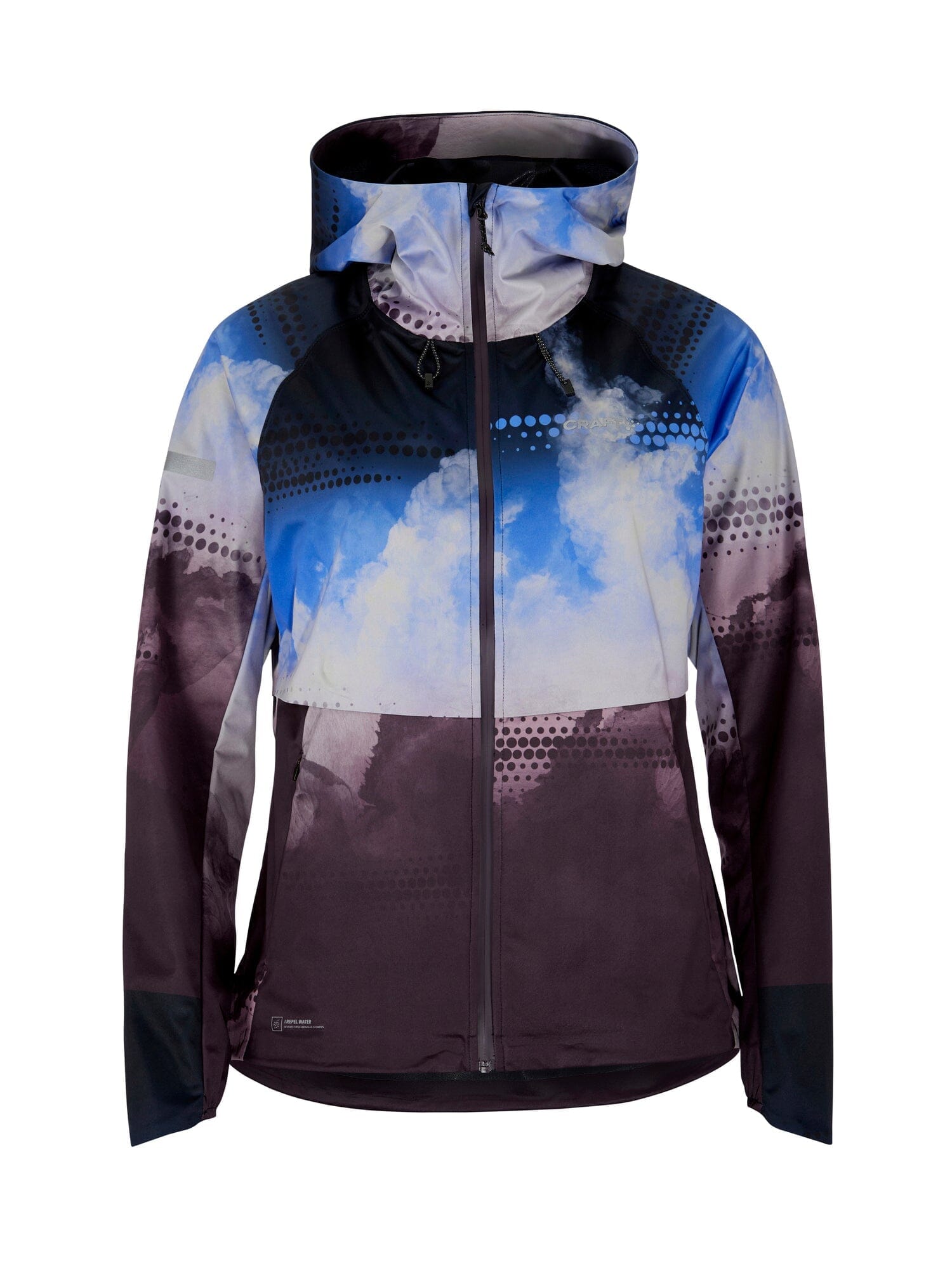 Women's Pro Hydro Jacket 3 - DK PLUM/MULTI - Image 8