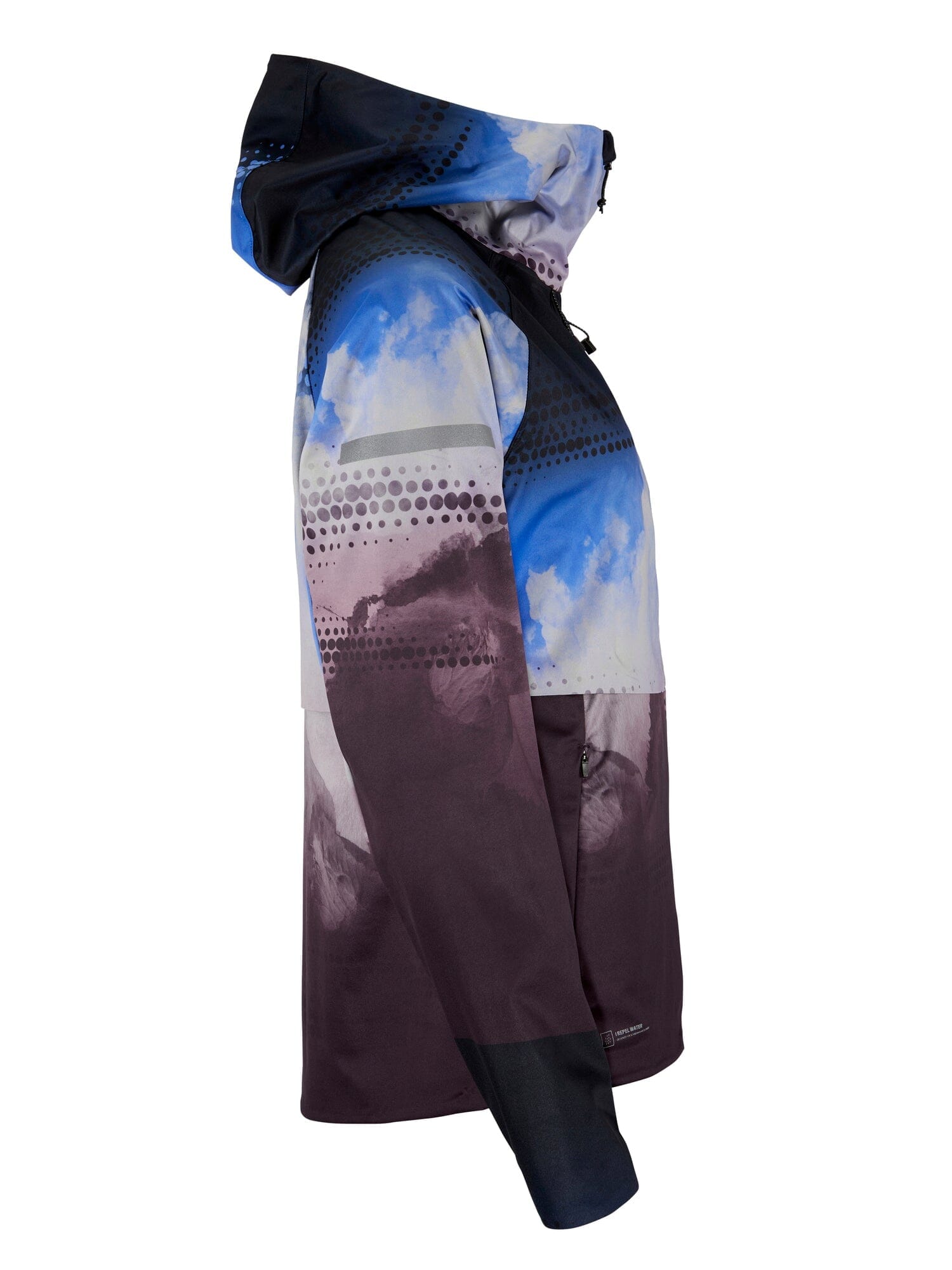 Women's Pro Hydro Jacket 3 - DK PLUM/MULTI - Image 10