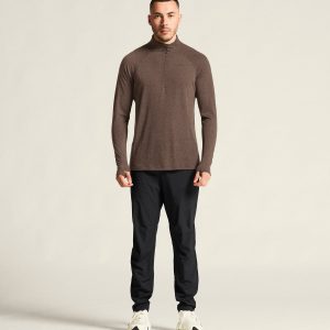 Men's ADV SubZ Wool Longsleeve Tee 3 - Prune/Melange