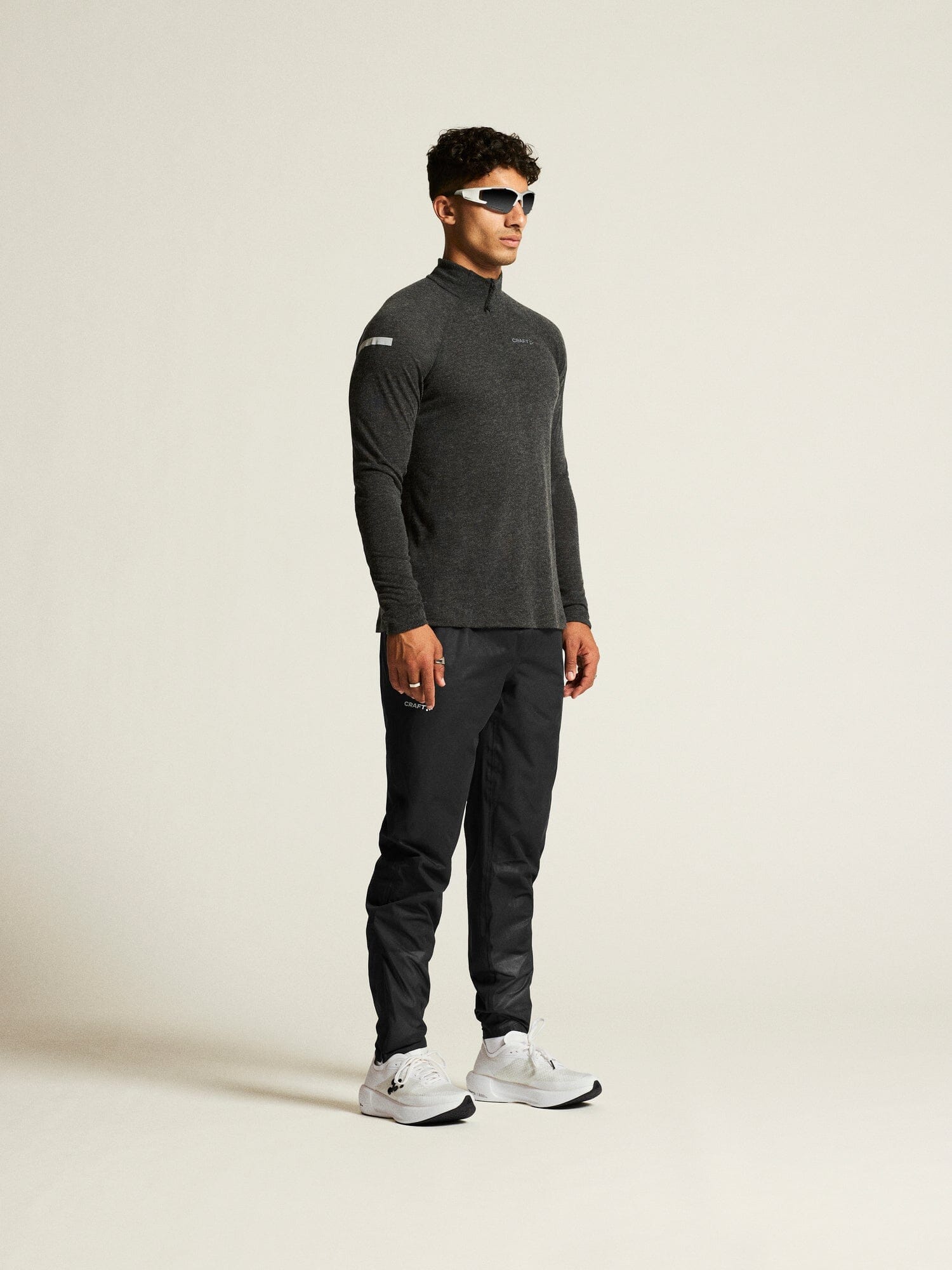 Men's ADV SubZ Wool Longsleeve Tee 3 - Black Melange - Image 13